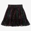 Stella McCartney Kids Girls Black Lurex Skirt