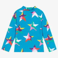 Stella McCartney Kids Girls Blue Star Print Sun Top