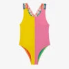 Stella McCartney Kids Girls Colourblock Swimsuit (UPF50+)