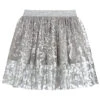 Stella McCartney Kids Girls Silver Star Tulle Skirt