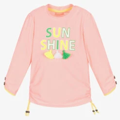 Sunuva Girls Pink Sunshine Swim Top