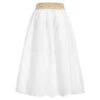 Tamarine Girls White Cotton Skirt