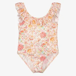 Tartine Et Chocolat Pink Floral Liberty Swimsuit